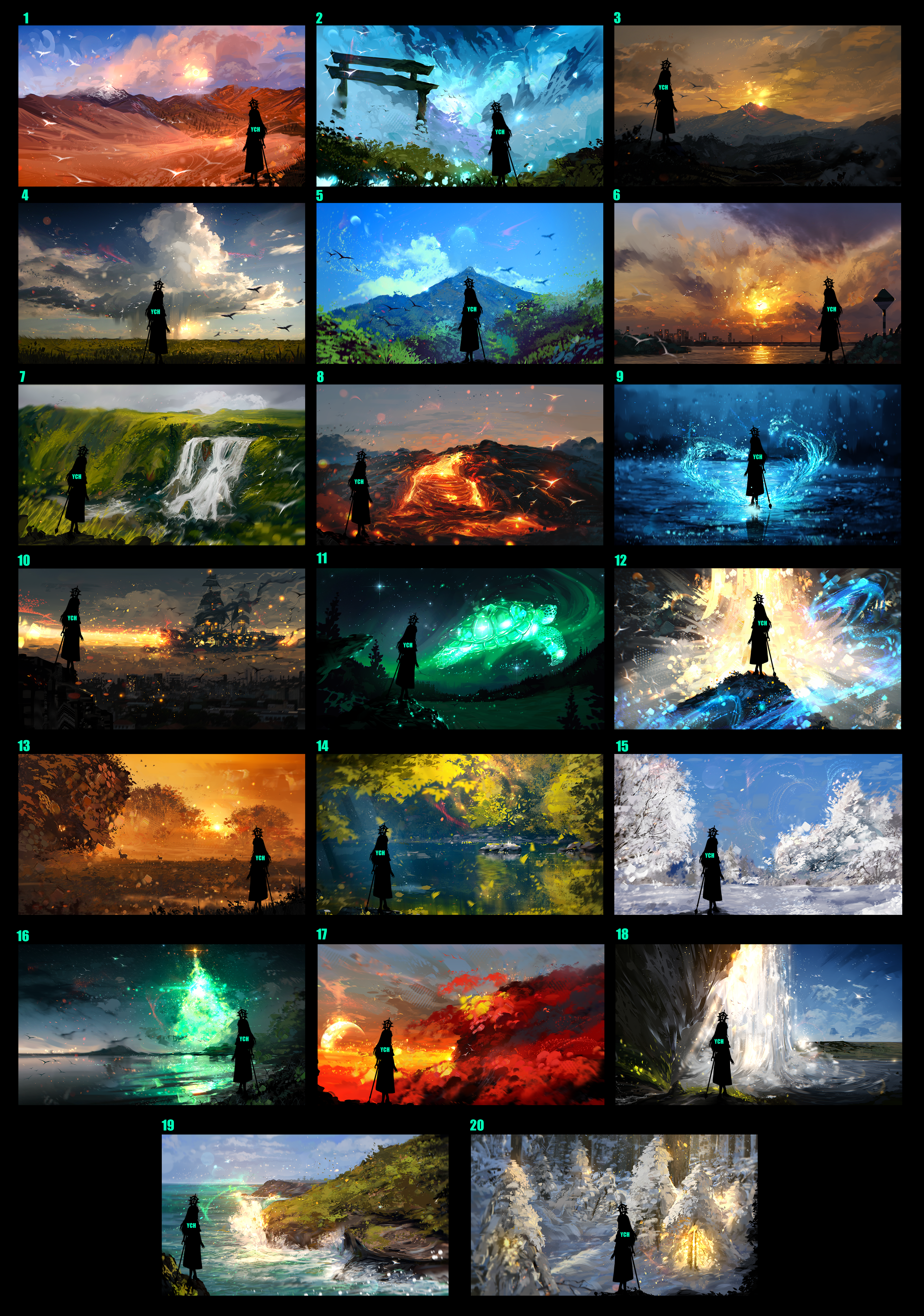 SPECIAL SCENERY AUCTION - YCH / Auction 120 - OPEN