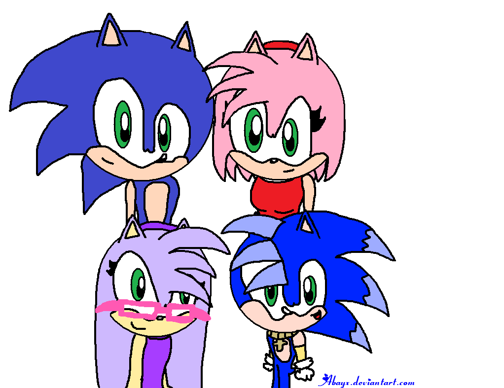 Happy Sonamy Family by Saphira24667 on DeviantArt