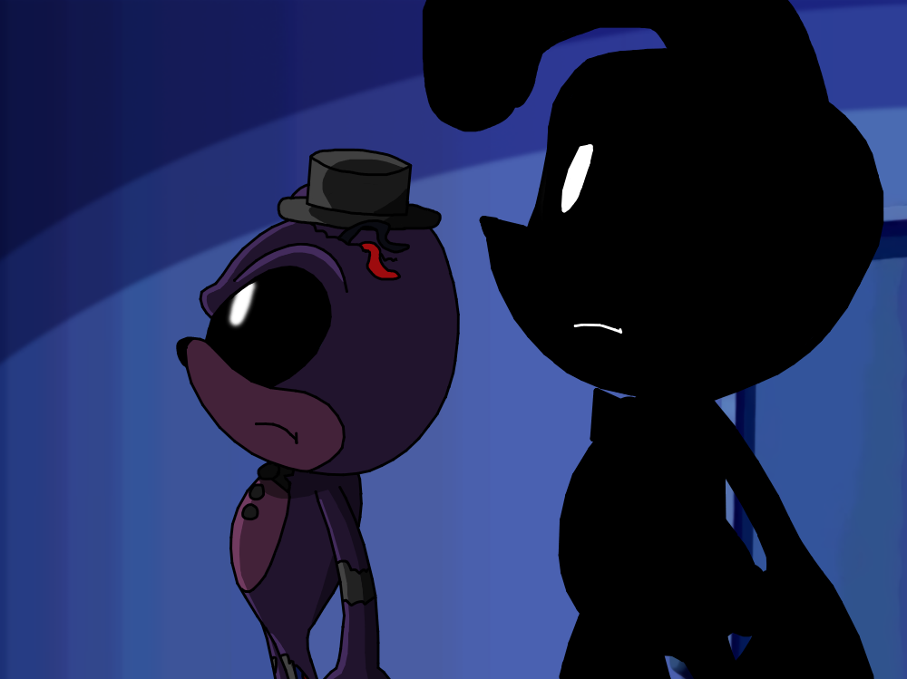 SHADOW BONNIE E SHADOW FREDDY - Desenho de garotinhagamer2322 - Gartic