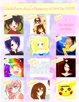2014 Art Summary (Have I even improved--)