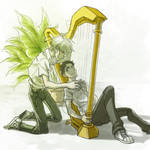Kaworu Plays You Like A Harp by Adreean