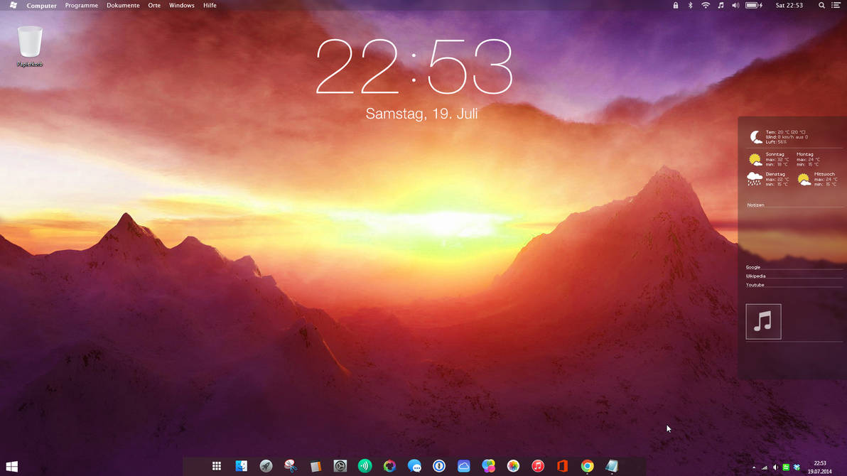 Windows 7 Taskbar Deviantart My Windows 7 Desktop by Dave2399 on DeviantArt
