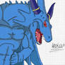 Blue Dragon Photoshop+ Sketch