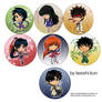 Rurouni Kenshin Badges for AFA 2012