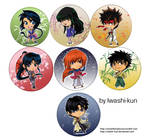 Rurouni Kenshin Badges for AFA 2012
