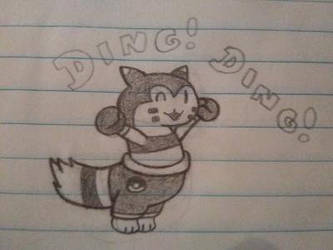 an old boxing Furret drawing!