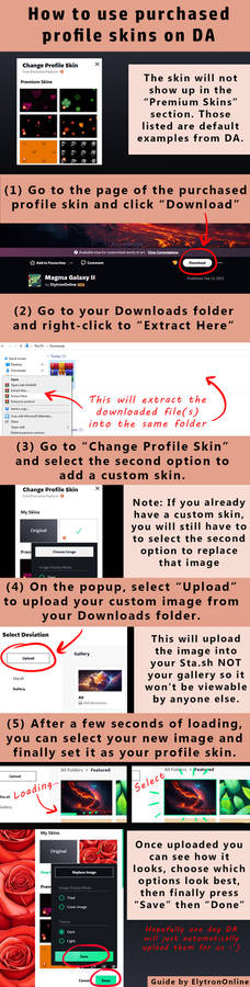How to use Profile Skins [TUTORIAL]
