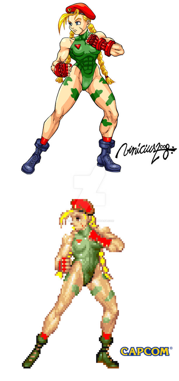 Cammy vs Ryu (super street fighter 2) capcom