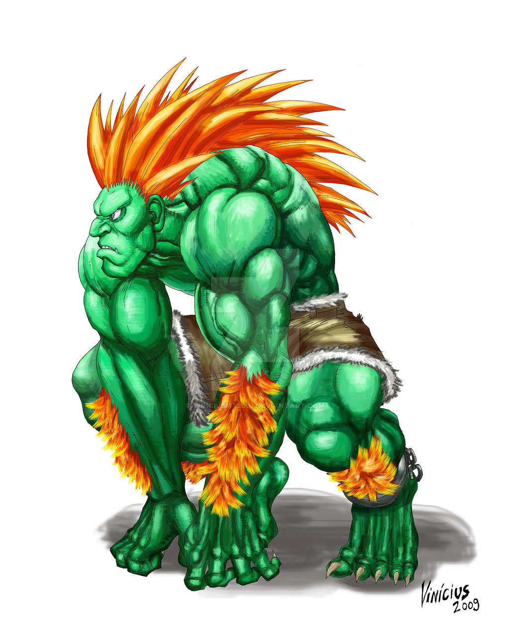 Blanka (Street Fighter)  Street fighter, Street fighter characters, Super street  fighter