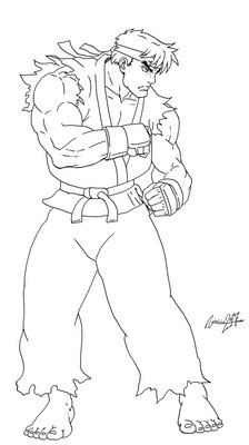 Ryu animation sf2