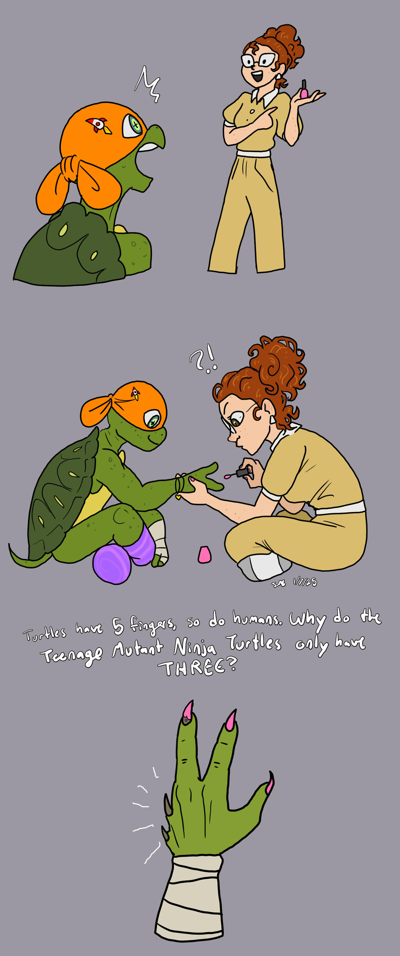 Turtle Finger Condition turtle fingers by ShoobaQueen on DeviantArt