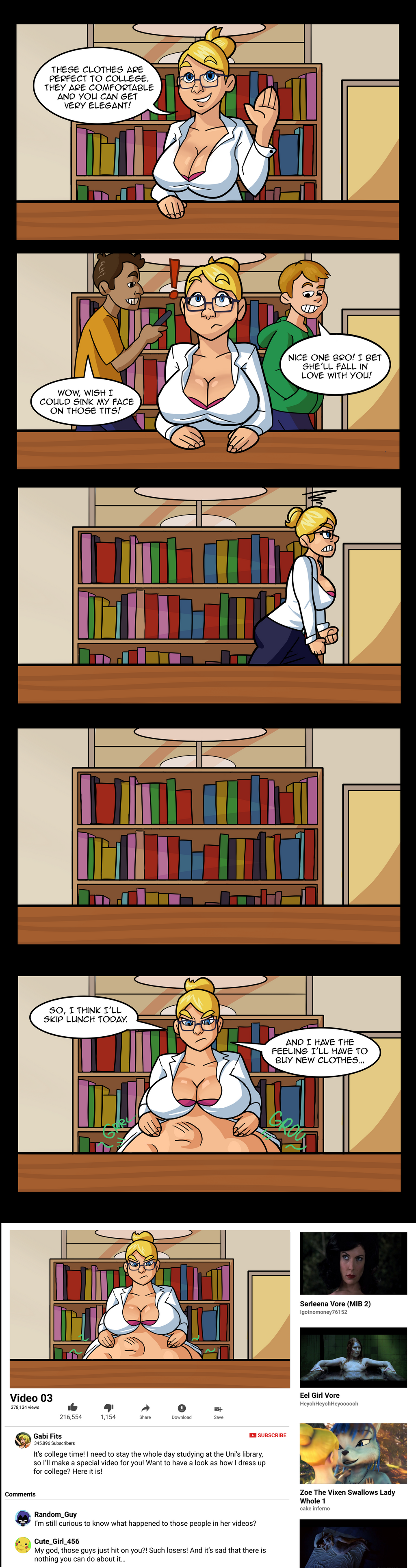 Gabi in 'Youtuber life' 3 by Paogordo on DeviantArt