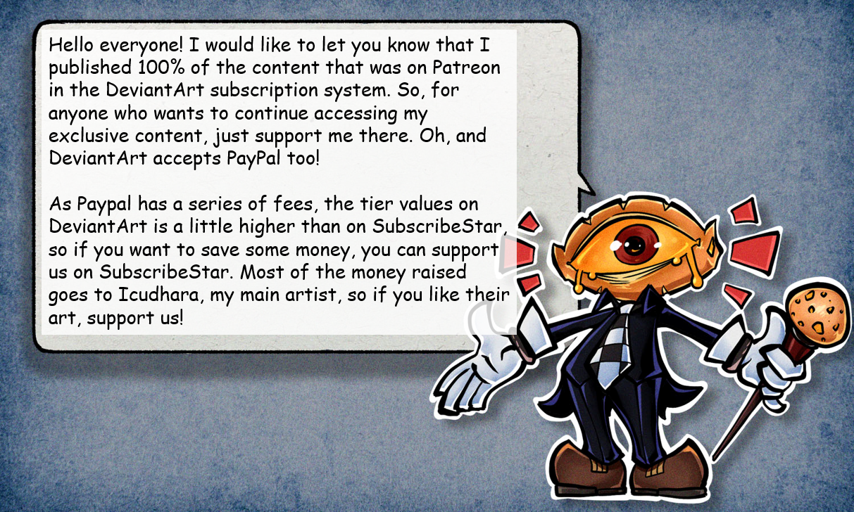 Voolux Deviantart SUBSCRIPTIONS ARE ALL SET ON DEVIANTART by Paogordo on DeviantArt