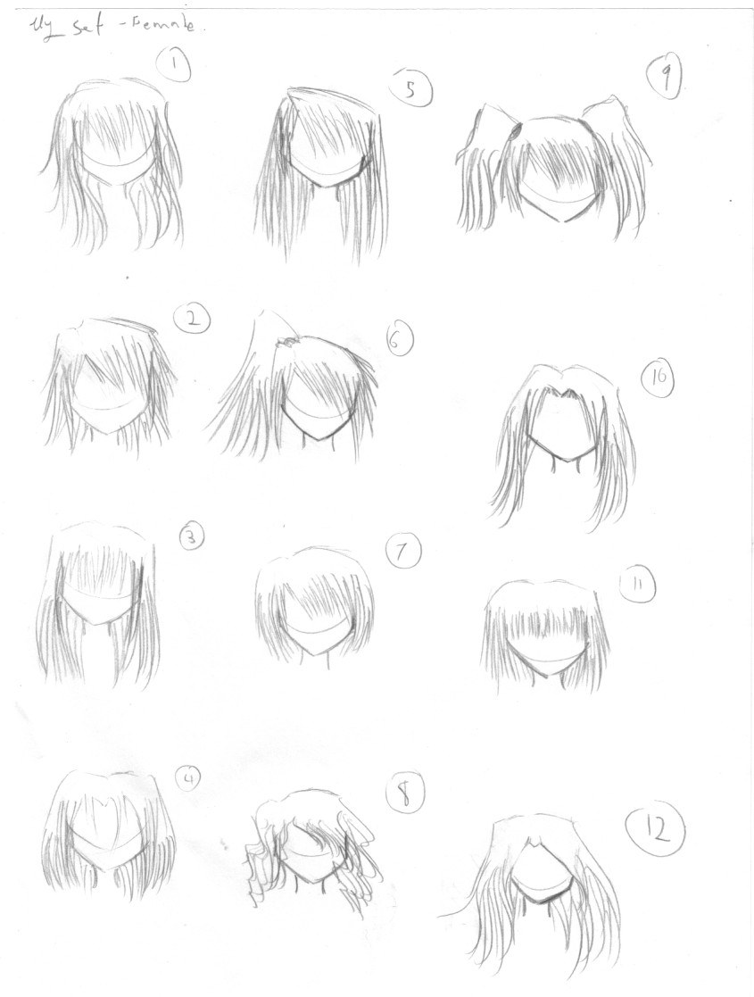 anime hair reference by SanekoPrinceofTennis on DeviantArt