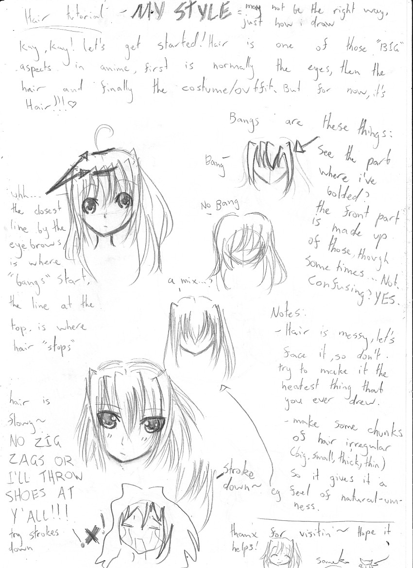 anime hair reference by SanekoPrinceofTennis on DeviantArt