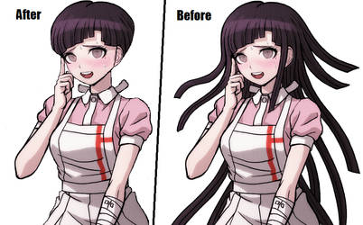 pics Bald Mikan Tsumiki before and after on hair fetish unite
