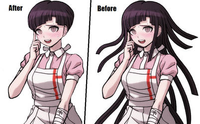 Mikan Tsumiki Haircut by CrystieV