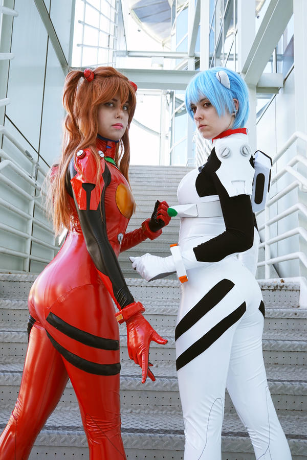Asuka Langley Sohryu And Rei Ayanami Cosplay By Khainsaw On DeviantArt asuka-langley-sohryu-and-rei-ayanami-cosplay-by-khainsaw-on-deviantart