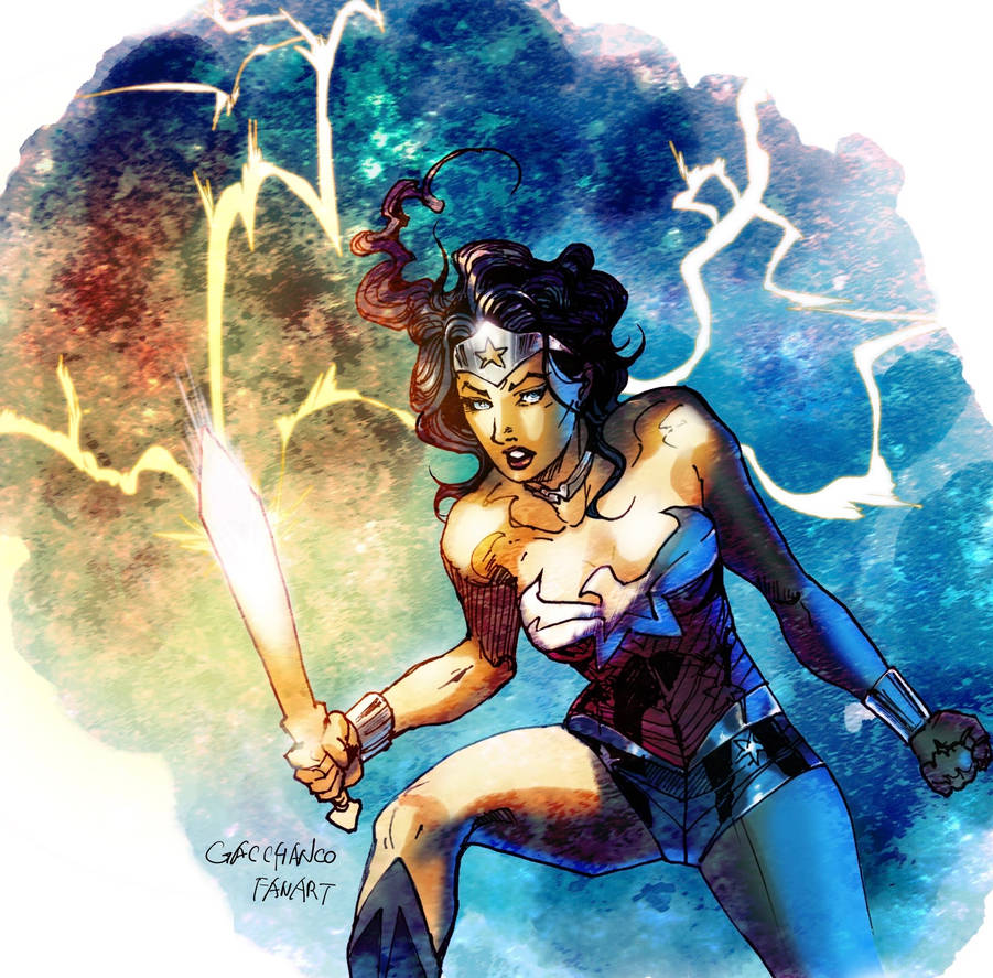 wonder woman fanart by GACCHANCO on DeviantArt