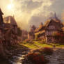 Medieval Fantasy Village 64