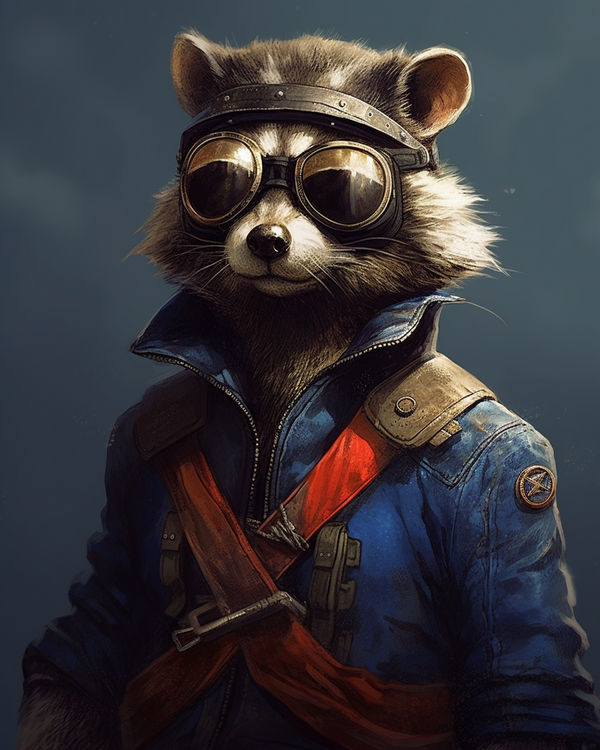 Sapient Racoon Resolute Raccoon by Grimwalds on DeviantArt