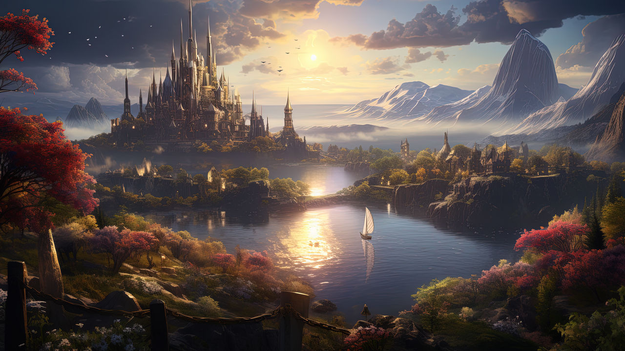 Fantasy Desktop Wallpaper 0636 by Grimwalds-AI-Fantasy on DeviantArt