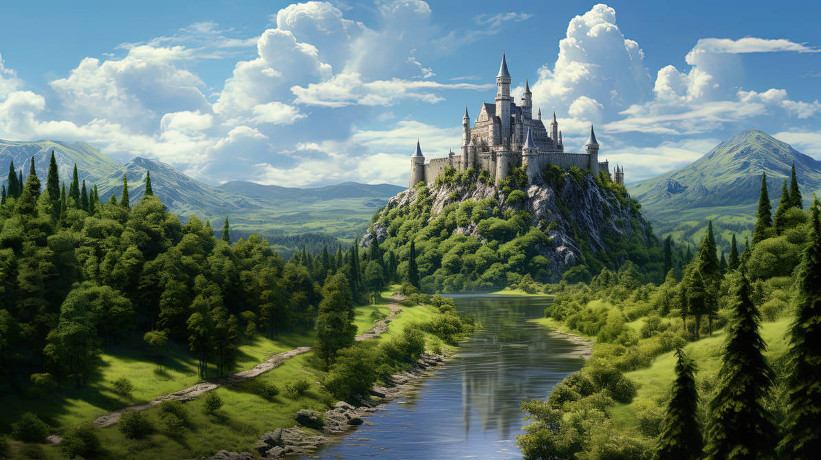 Fantasy Desktop Wallpaper 0722 by Grimwalds-AI-Fantasy on DeviantArt