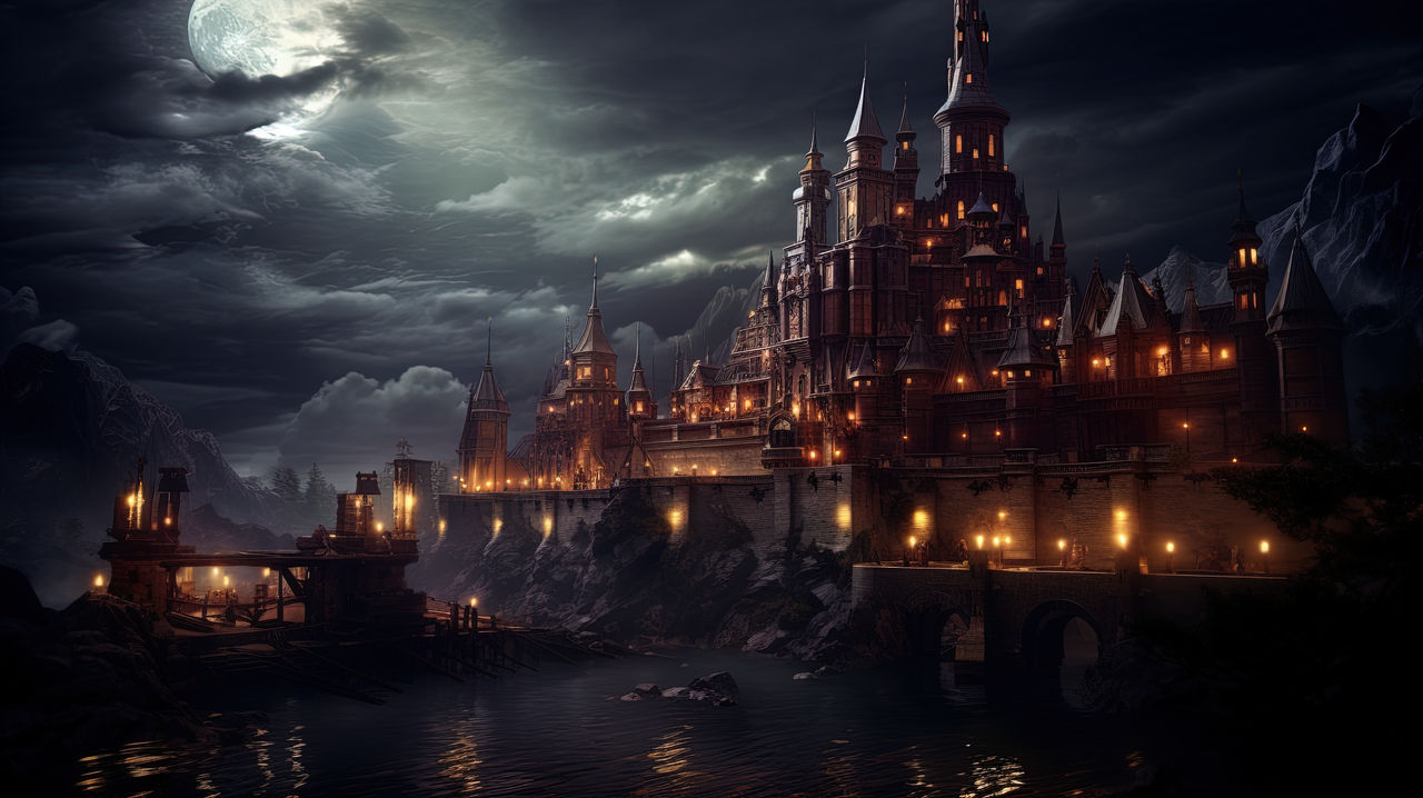 Fantasy Desktop Wallpaper 2877 by Grimwalds-AI-Fantasy on DeviantArt