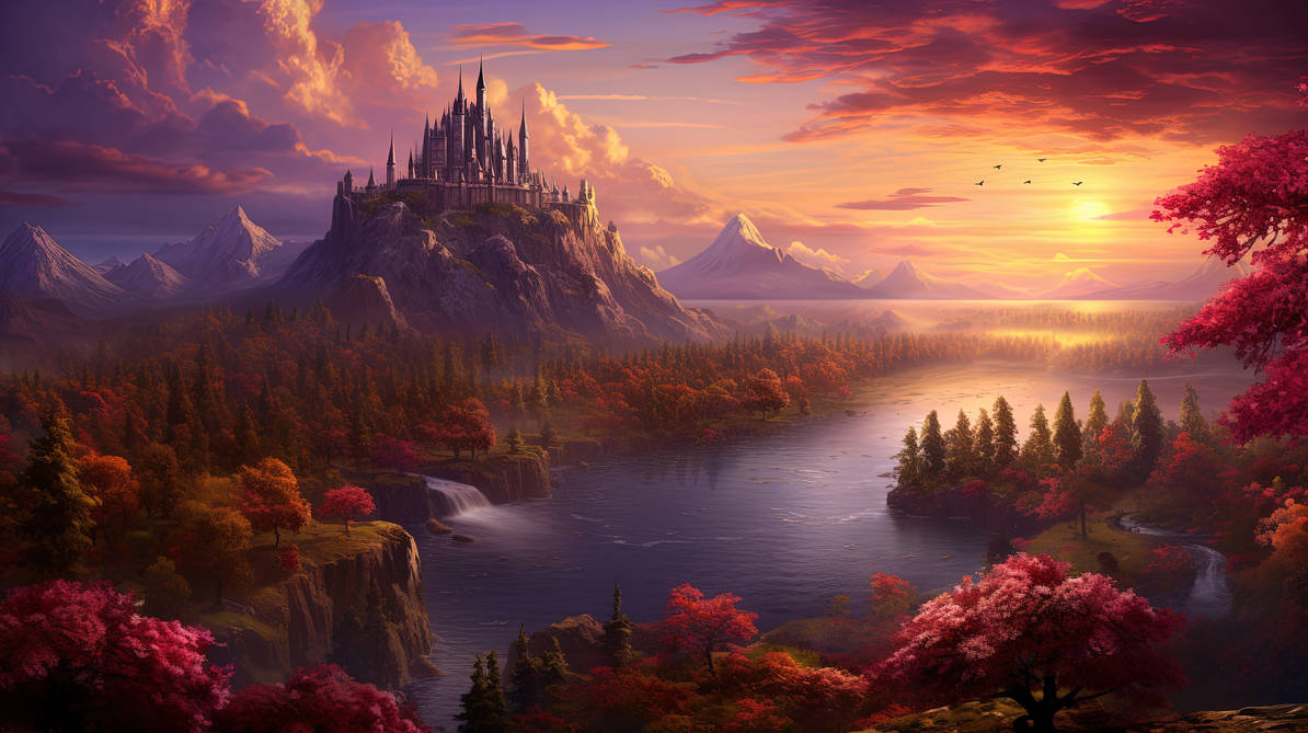 Fantasy Desktop Wallpaper 2868 by Grimwalds-AI-Fantasy on DeviantArt