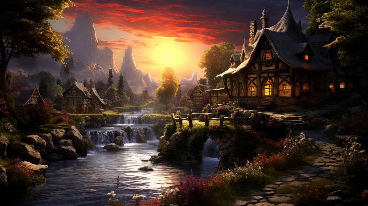 Pc Fantasy Background Fantasy Desktop Wallpaper 1003 by Grimwalds-AI-Fantasy on DeviantArt