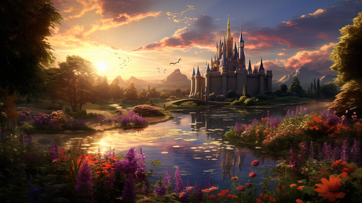 Fantasy Desktop Wallpaper 1185 by Grimwalds-AI-Fantasy on DeviantArt