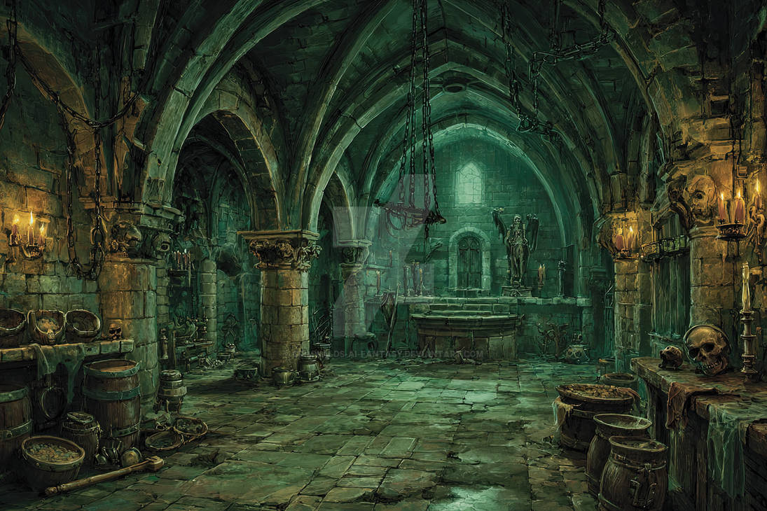 Crypt Whimsy The Verdant Crypt of Whispering Stone by Grimwalds-AI-Fantasy on DeviantArt