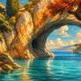 The Sunlit Sea Arch