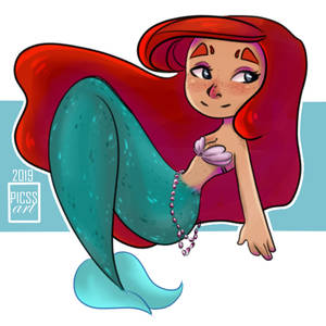 The beautiful little mermaid