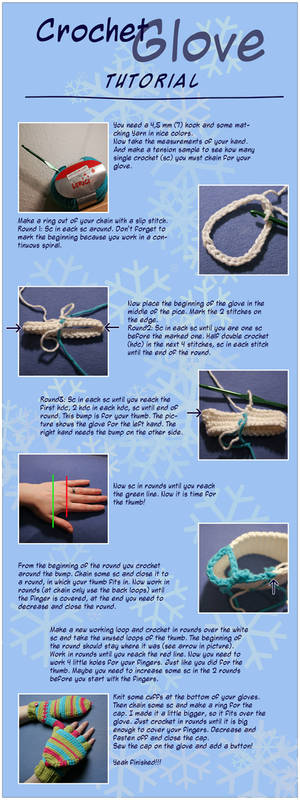 Crochet Glove Tutorial