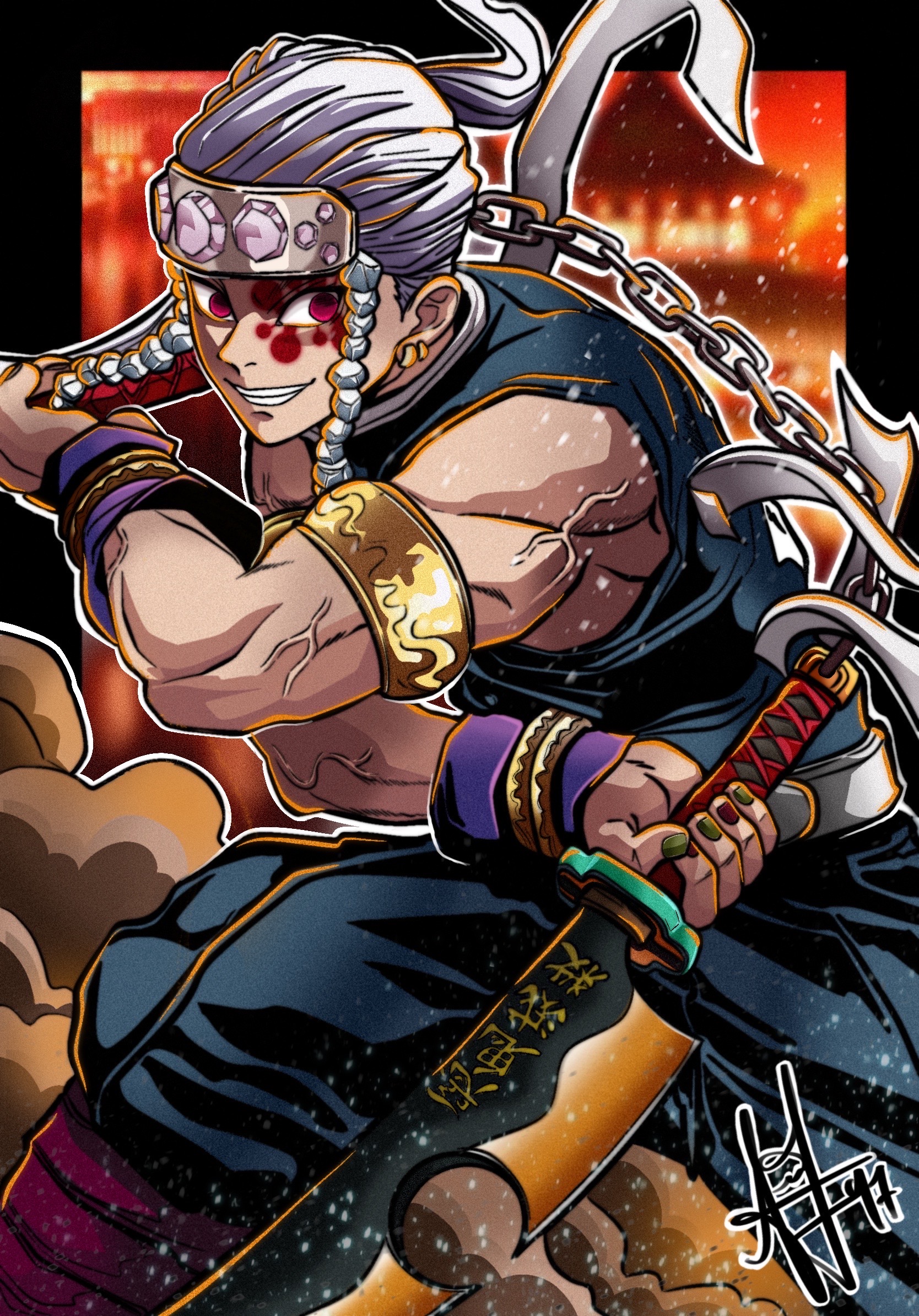 Tengen Uzui FAN ART By StevenBuiles On DeviantArt tengen-uzui-fan-art-by-stevenbuiles-on-deviantart