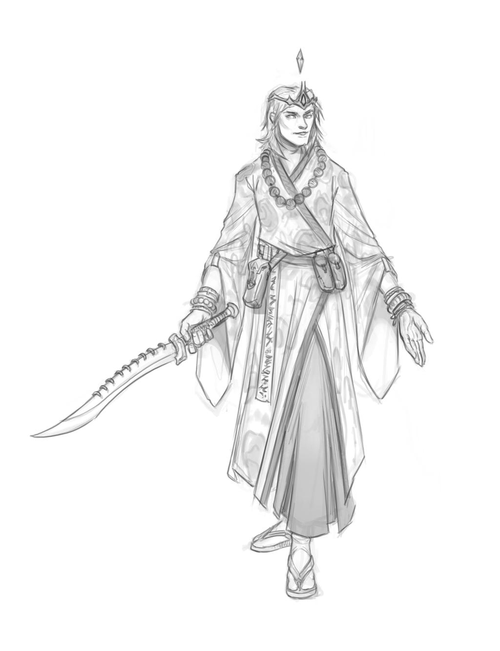 COMM Yuudo the Monk by Twitterlu on DeviantArt