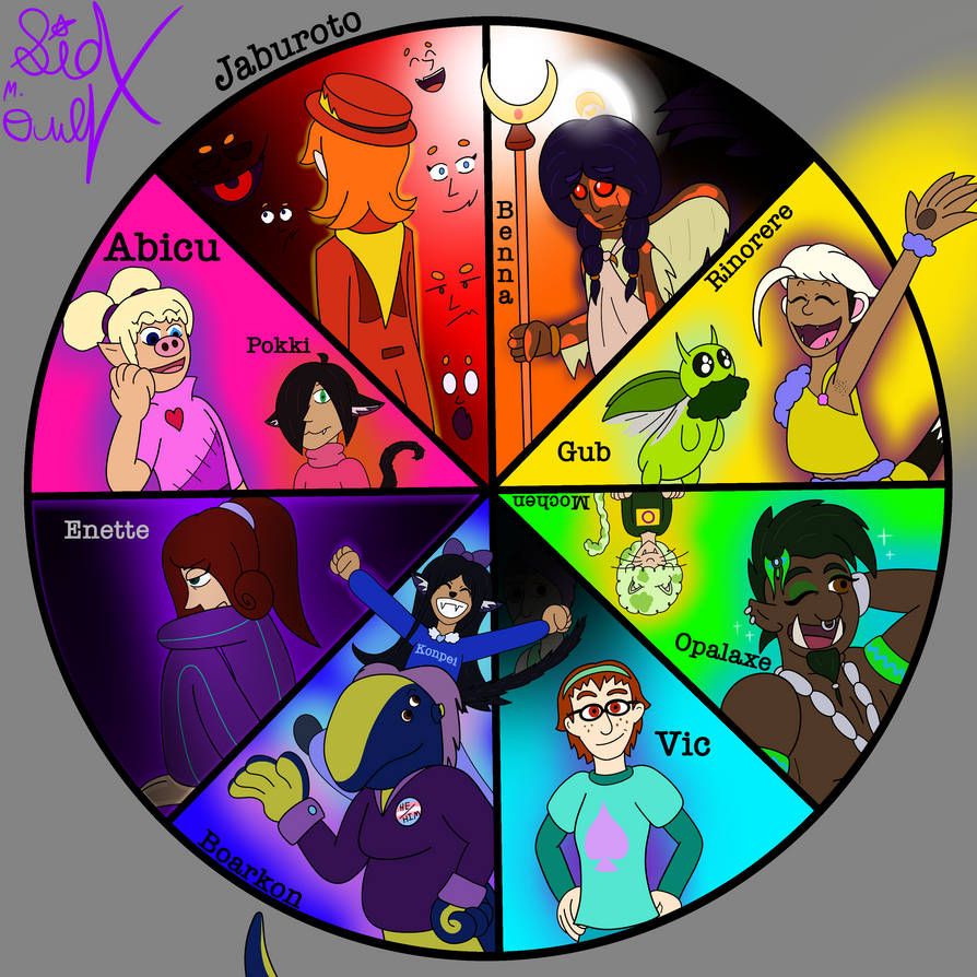 OC Color Wheel by Dragon-Dress-128 on DeviantArt