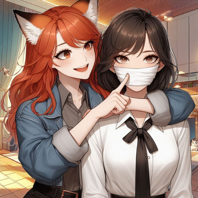 Humaa Friend Foxgirl Gags Her Human Friend For Fun by MonsterGirlASMR on DeviantArt
