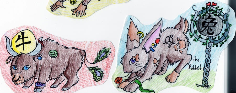 Bull N Rabbit Bull and Rabbit Zodiac by poniesrule101 on DeviantArt