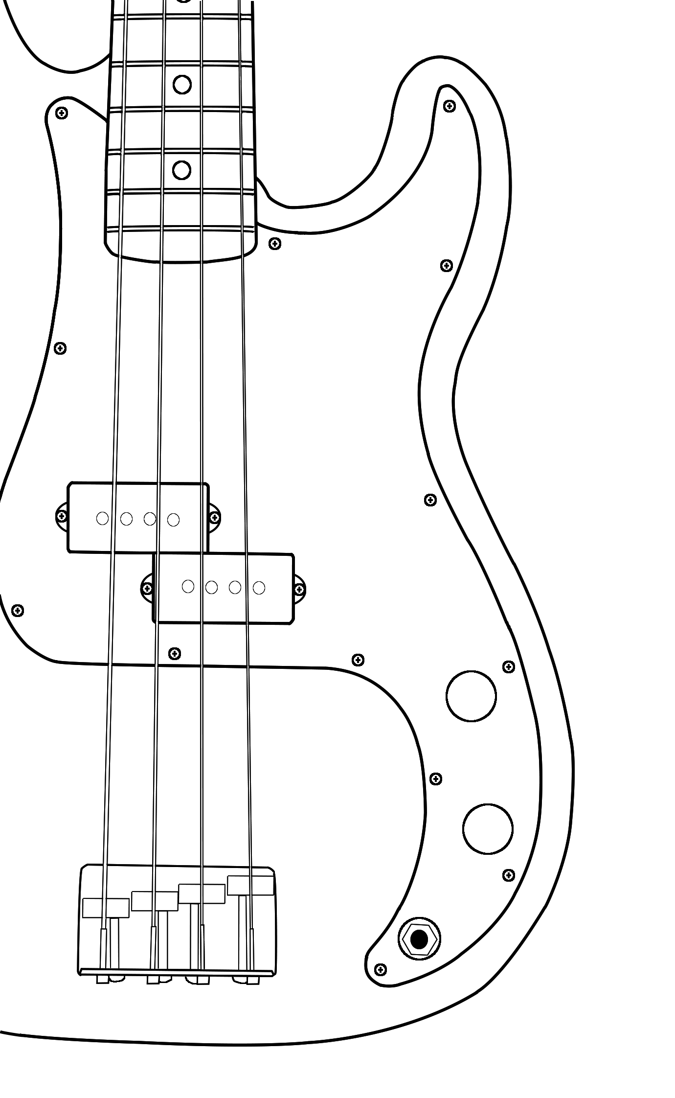 bass outline