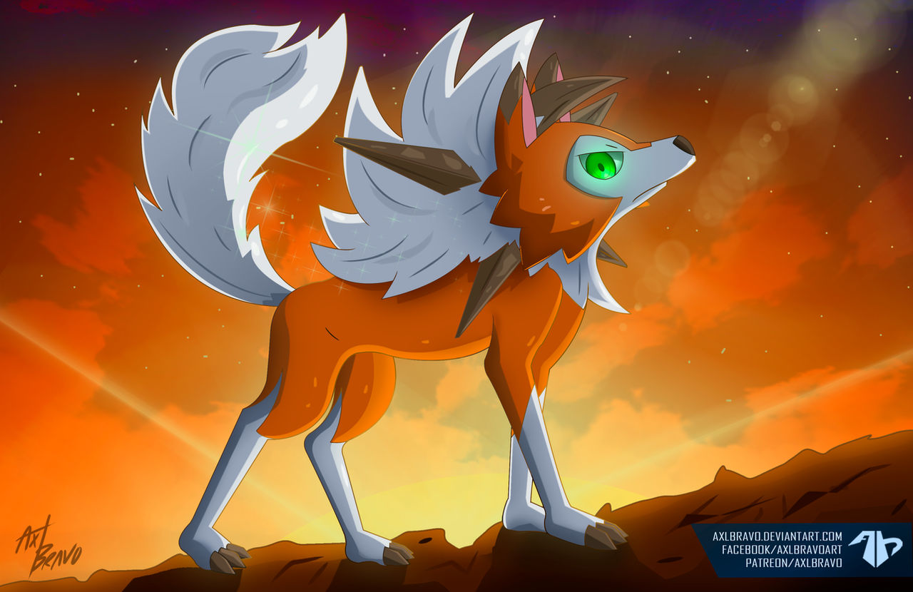 Lycanroc Dusk Form By AxlHearts On DeviantArt lycanroc-dusk-form-by-axlhearts-on-deviantart