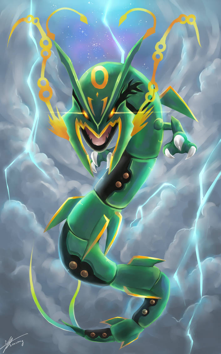 Rayquaza by Gigadweeb on DeviantArt
