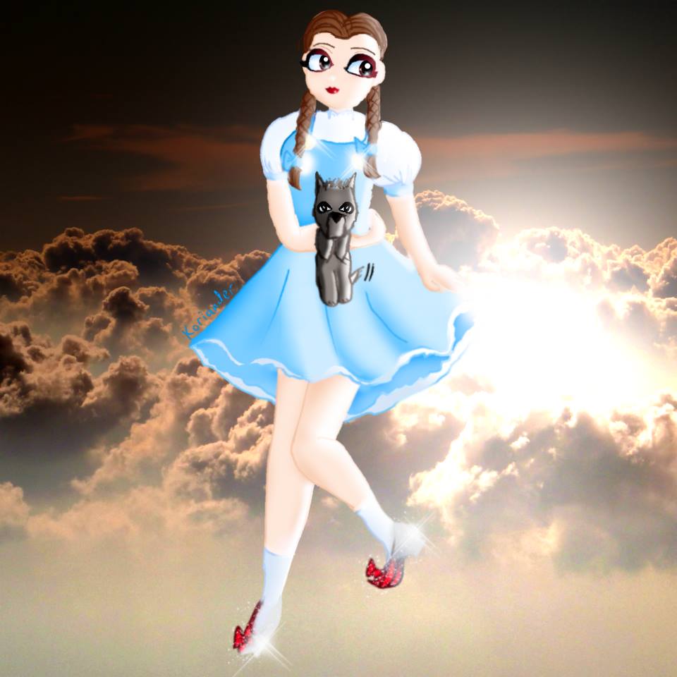 Dorothy in the clouds