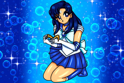 Long Haired Sailor Mercury (Mullet Ami)