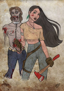 The Walking Disney : Pocahontas and John