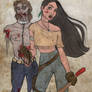 The Walking Disney : Pocahontas and John