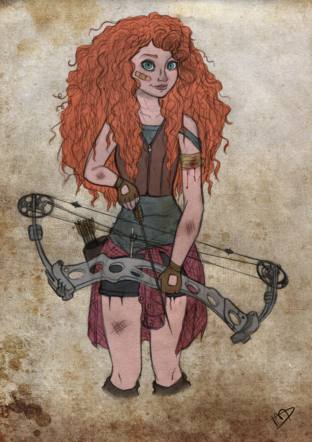 The Walking Disney/Pixar : Merida