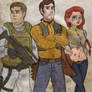 The Walking Disney/Pixar : Woody, Buzz and Jessie