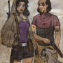 The Walking Disney : Esmeralda, Clopin and Djali